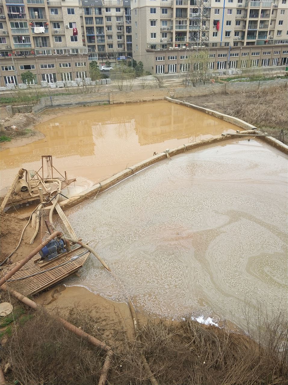 开封沉淀池淤泥清理-厂区废水池淤泥清淤